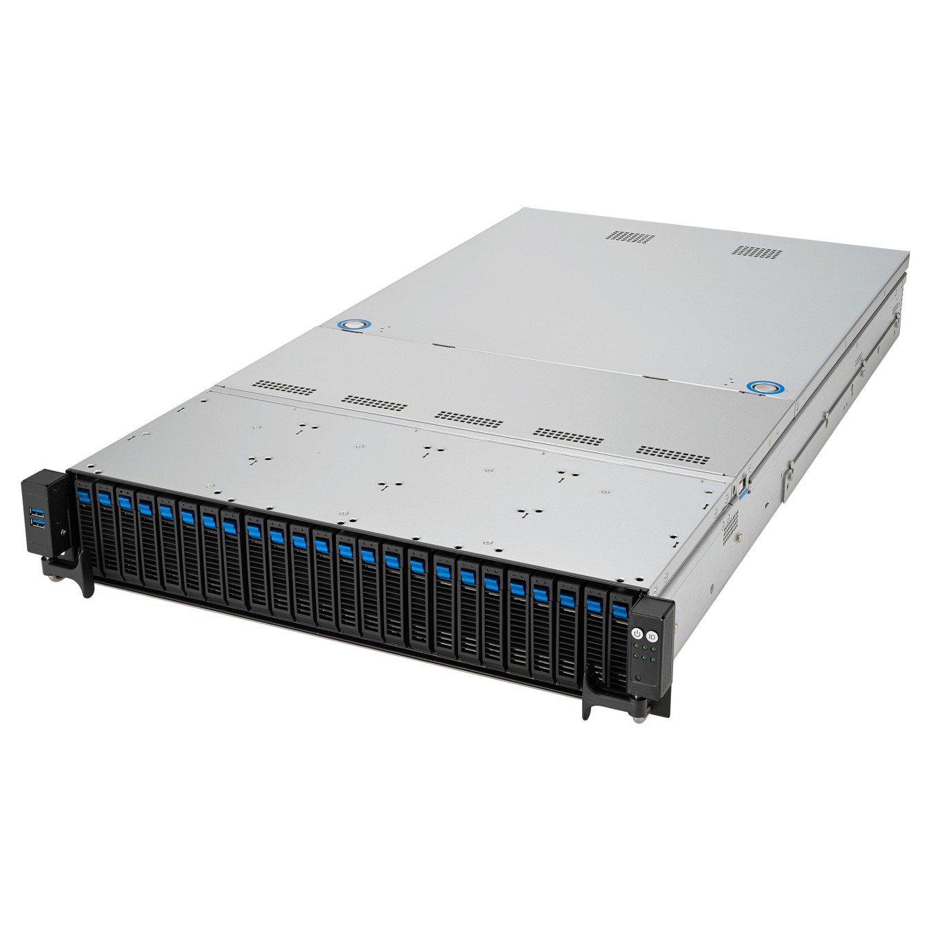 Buy Barebone Server Asus Rack Server RS521A-E12-RS24U 1G 2kW 16NVMe FAN RH OCP GPU 2U Single Sockel SP5 90SF03X1-M000R0 in Cypru