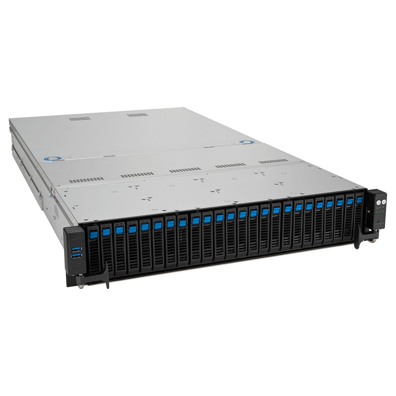 Buy Barebone Server Asus Rack Server RS521A-E12-RS24U 1G 2kW 16NVMe FAN RH OCP GPU 2U Single Sockel SP5 90SF03X1-M000R0 in Cypru