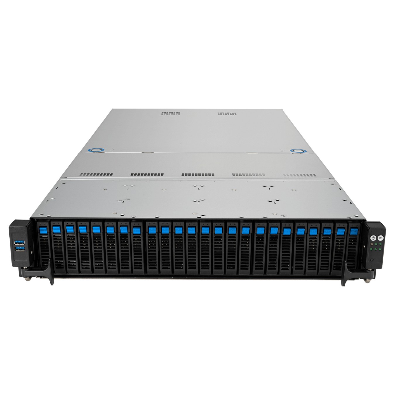 Buy Barebone Server Asus Rack Server RS521A-E12-RS24U 1G 2kW 16NVMe FAN RH OCP GPU 2U Single Sockel SP5 90SF03X1-M000R0 in Cypru