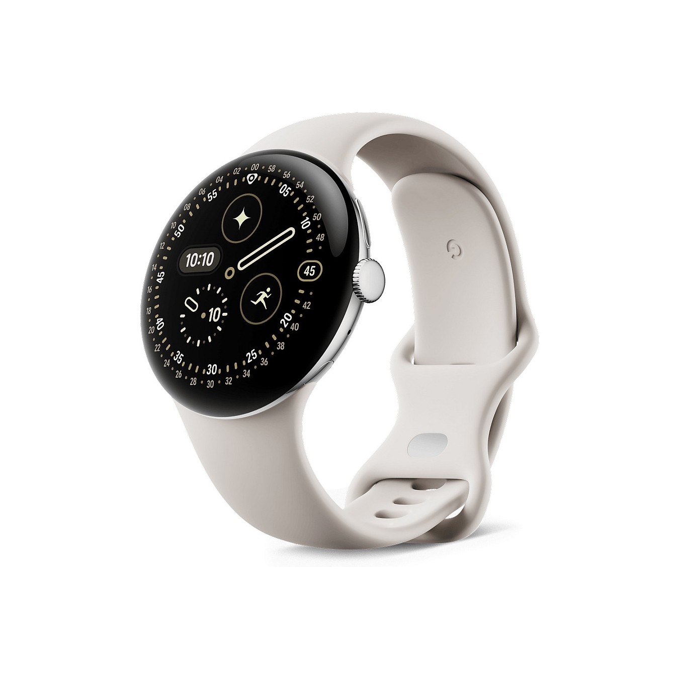 Buy Google Pixel Watch 4 (45mm) WiFi silber porcelain in Cyprus, Nicosia, Limassol, Larnaka, Pafos