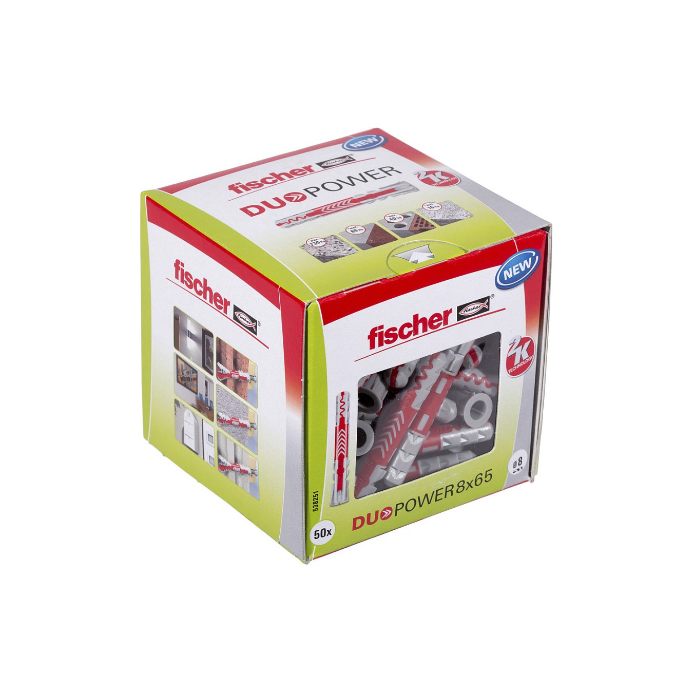 Buy fischer DuoPower 8x65 Universaldübel-Sortiment 8 x 65 mm. 50 Stück in Cyprus, Nicosia, Limassol, Larnaka, Pafos