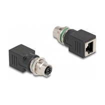 Buy Delock M12 Adapter X-kodiert 8 Pin Buchse zu RJ45 Buchse gerade in Cyprus, Nicosia, Limassol, Larnaka, Pafos