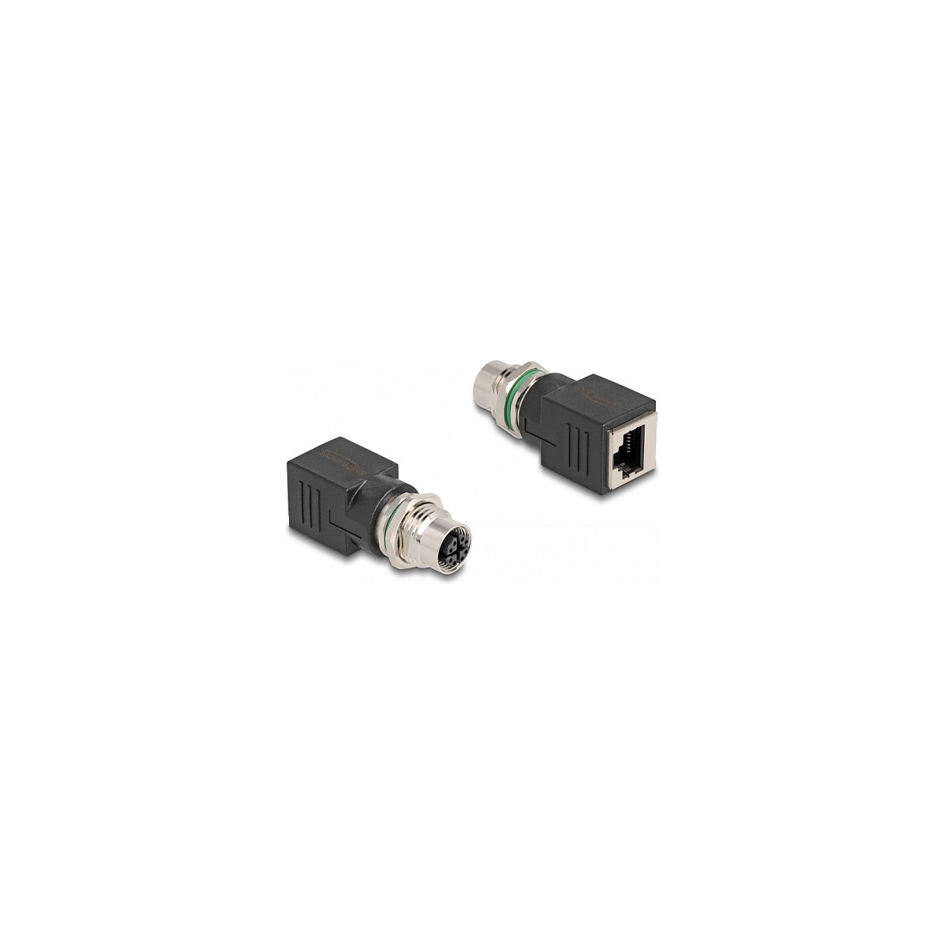 Buy Delock M12 Adapter X-kodiert 8 Pin Buchse zu RJ45 Buchse gerade in Cyprus, Nicosia, Limassol, Larnaka, Pafos
