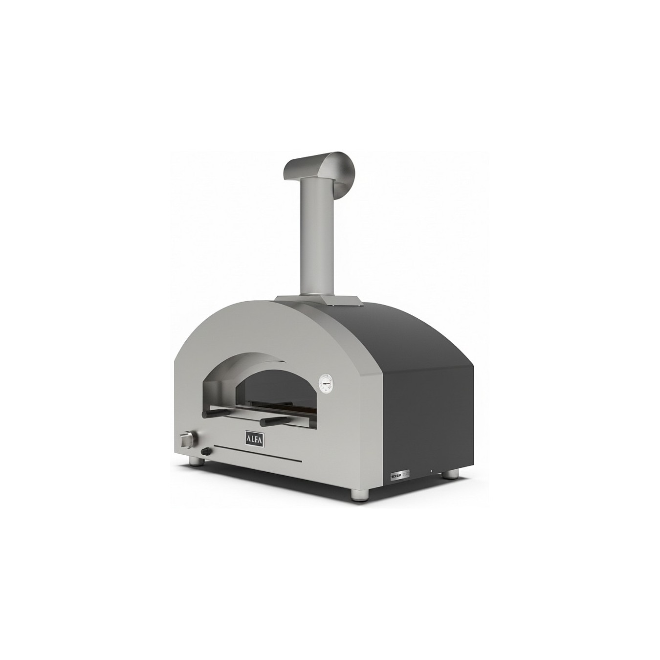 Buy Alfa Forni Futuro 2 Pizze Hybrid Silber Schwarz in Cyprus, Nicosia, Limassol, Larnaka, Pafos