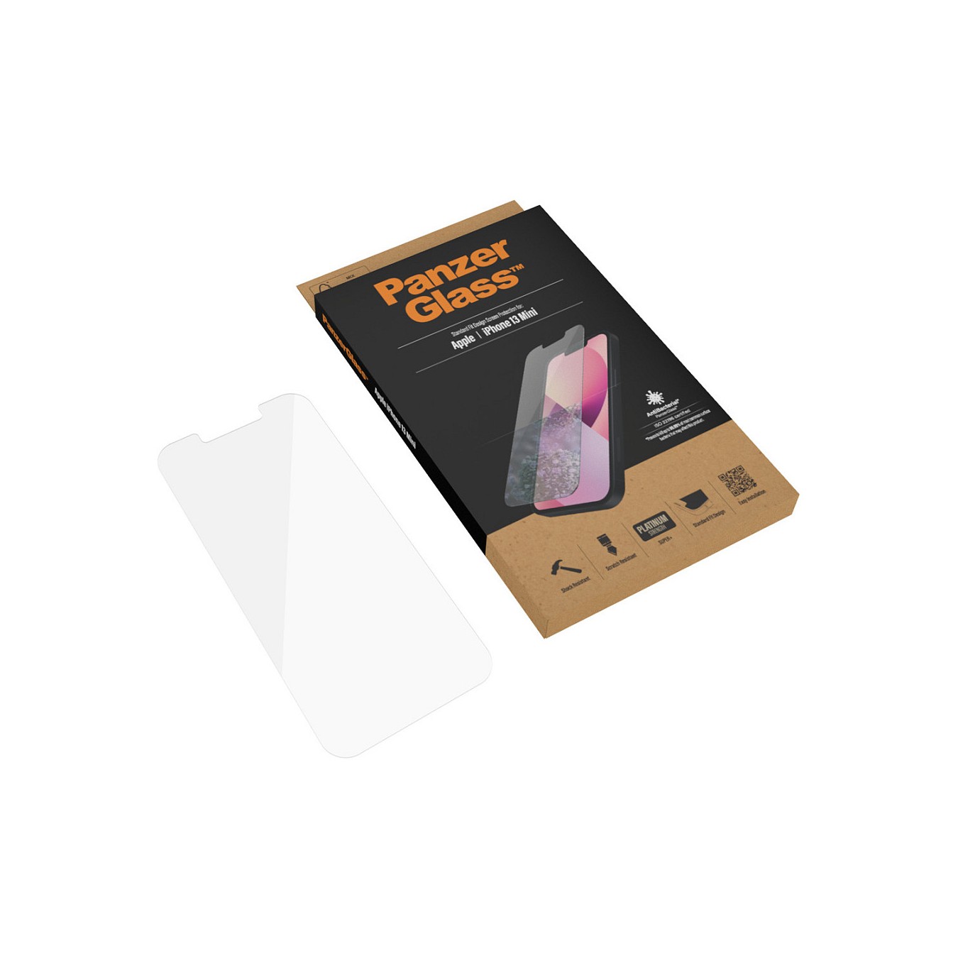 Buy PanzerGlass® für iPhone 13 mini Standard (antibakteriell) in Cyprus, Nicosia, Limassol, Larnaka, Pafos