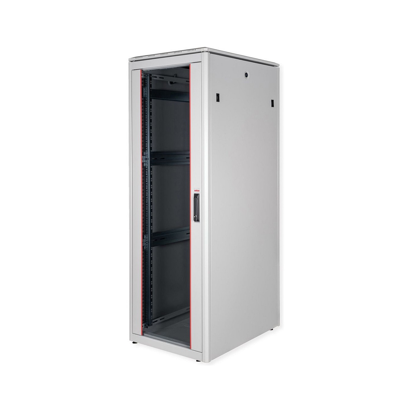 Buy ROLINE 19-Zoll Netzwerkschrank Pro 36 HE, 600x800 BxT Glastr grau in Cyprus, Nicosia, Limassol, Larnaka, Pafos