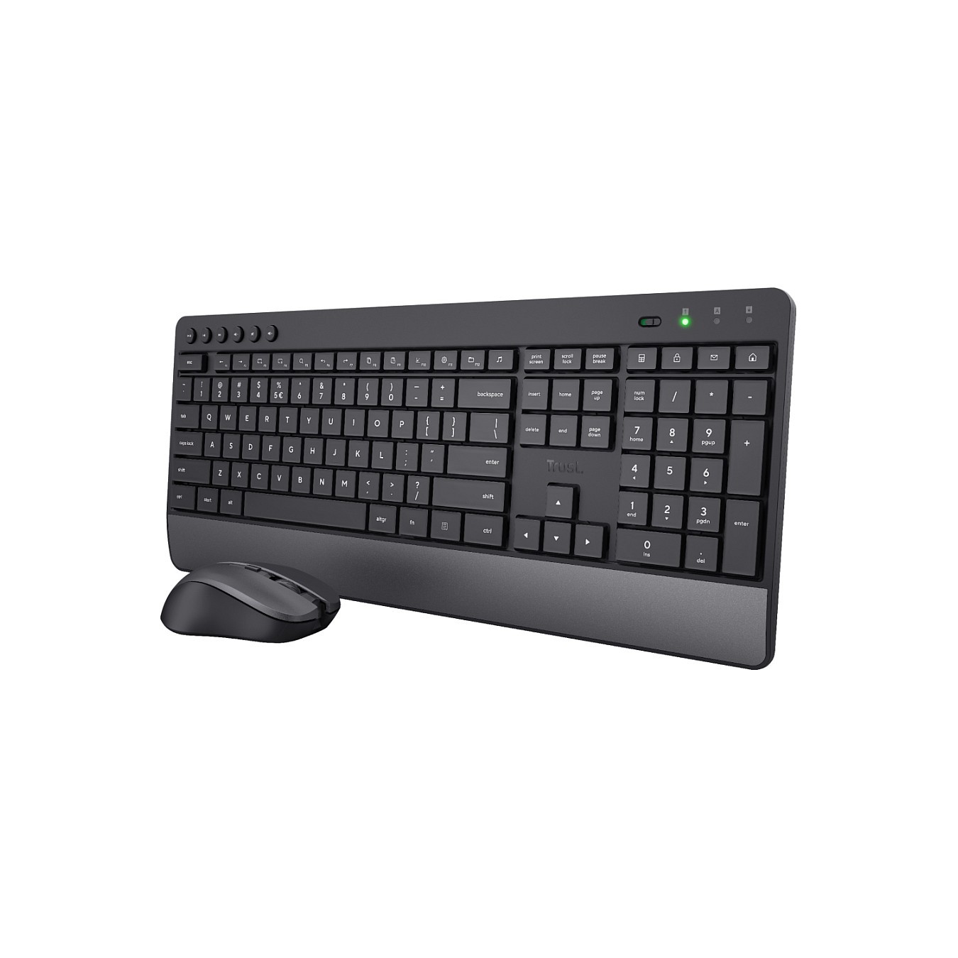 Buy Trust Trezo Comfort kabelloses Tastatur & Maus Set - Deutsches QWERTZ-Layout in Cyprus, Nicosia, Limassol, Larnaka, Pafos