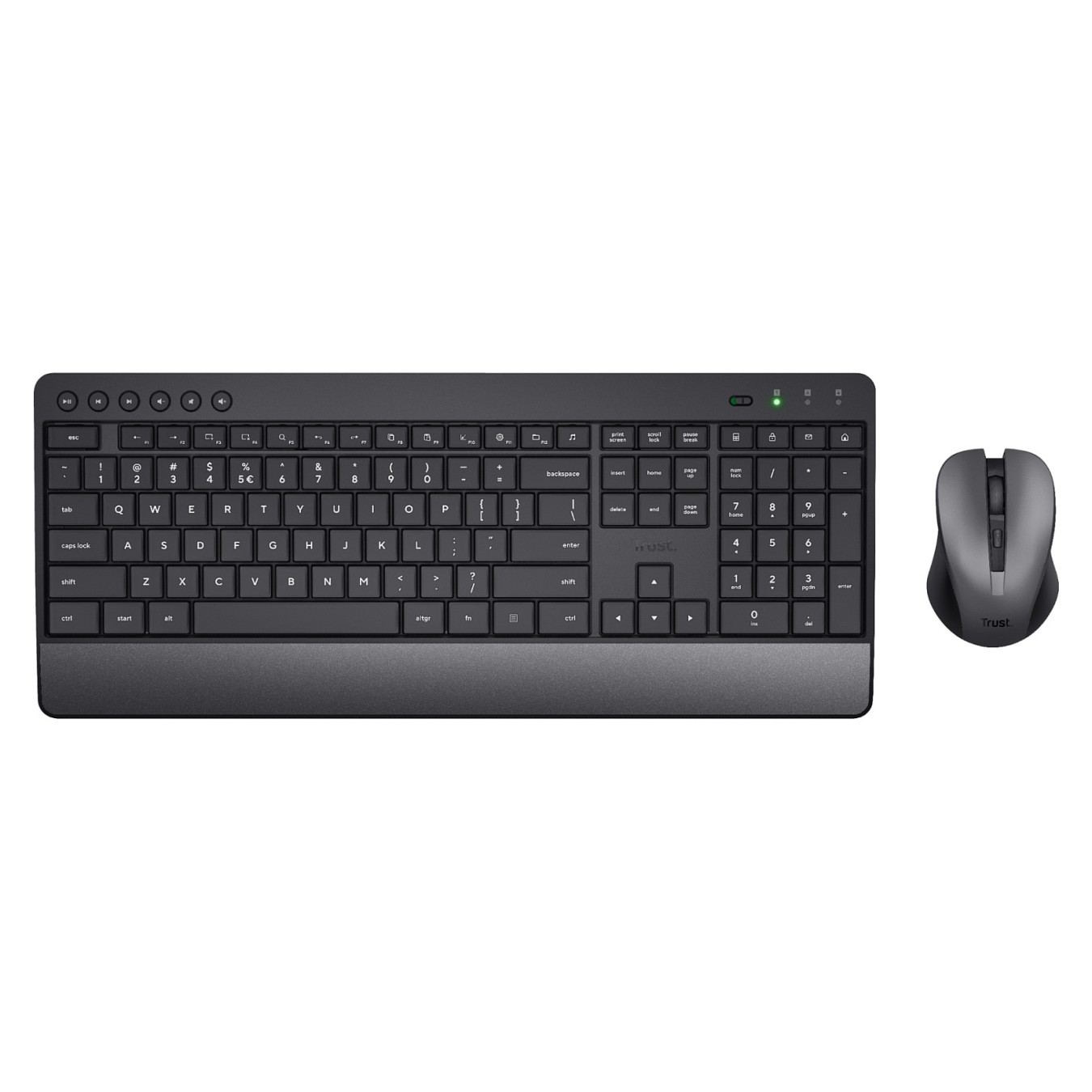Buy Trust Trezo Comfort kabelloses Tastatur & Maus Set - Deutsches QWERTZ-Layout in Cyprus, Nicosia, Limassol, Larnaka, Pafos
