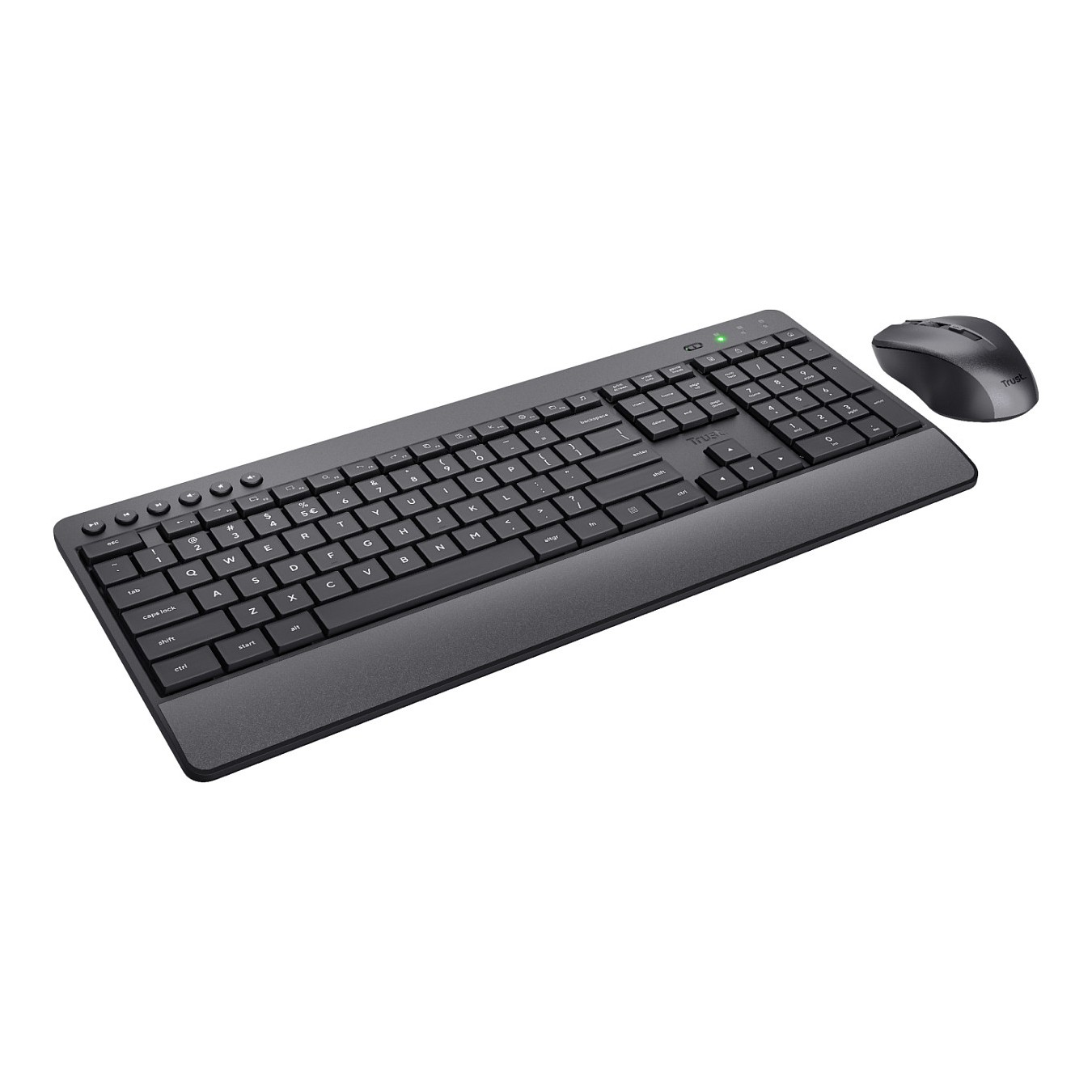 Buy Trust Trezo Comfort kabelloses Tastatur & Maus Set - Deutsches QWERTZ-Layout in Cyprus, Nicosia, Limassol, Larnaka, Pafos