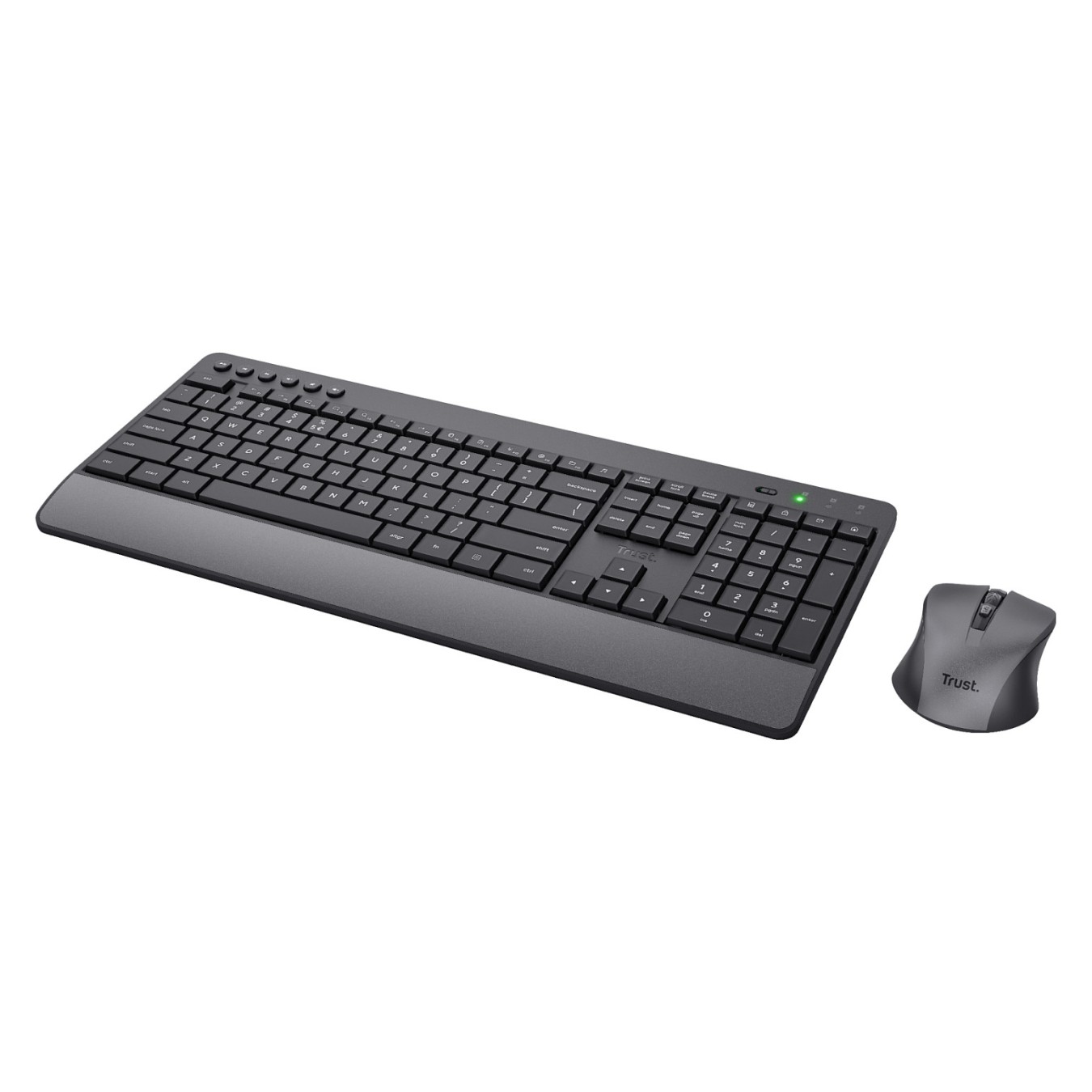 Buy Trust Trezo Comfort kabelloses Tastatur & Maus Set - Deutsches QWERTZ-Layout in Cyprus, Nicosia, Limassol, Larnaka, Pafos