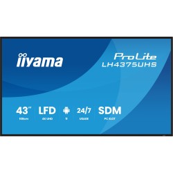 Buy IIYAMA LH4375UHS-B2AG - 42.5" 4K UHD Android 11 Signage Display, 32GB/4GB, W... in Cyprus, Nicosia, Limassol, Larnaka, Pafos
