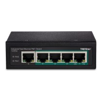 Buy TRENDnet TI-PE50 DIN-Rail Switch 5-Port Industrial Fast Ethernet PoE+ in Cyprus, Nicosia, Limassol, Larnaka, Pafos