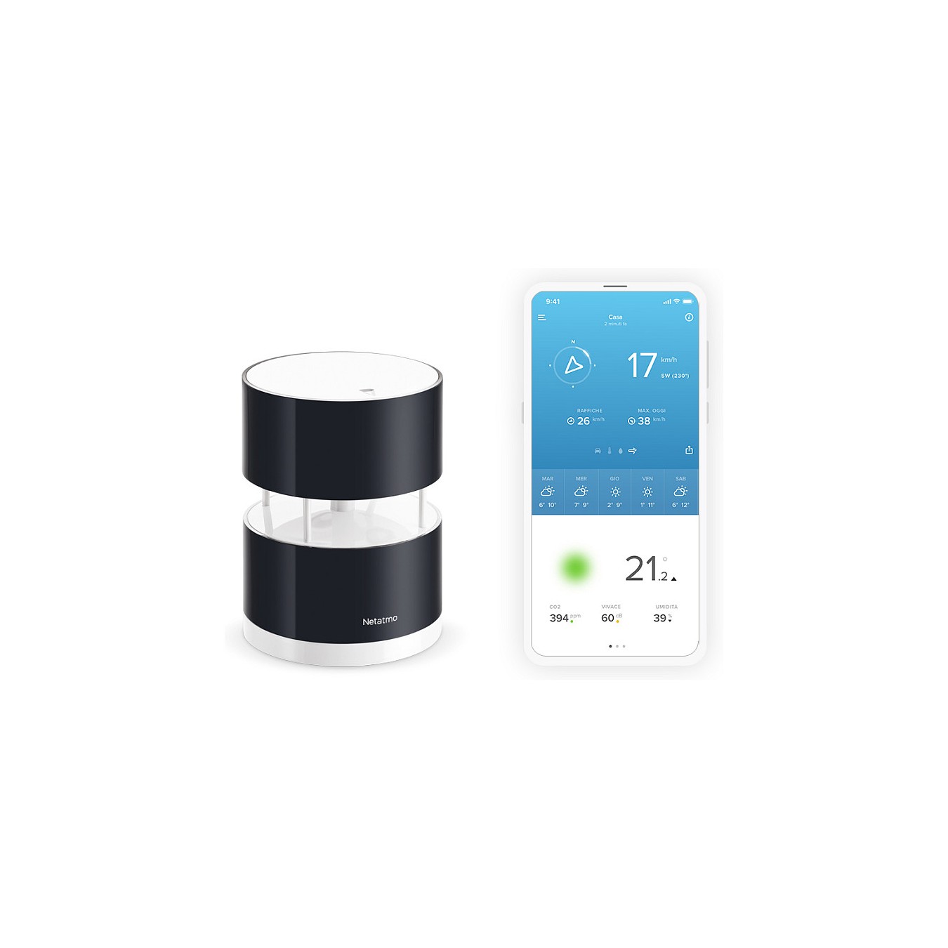 Buy Netatmo Smarter Windmesser für Wetterstation in Cyprus, Nicosia, Limassol, Larnaka, Pafos