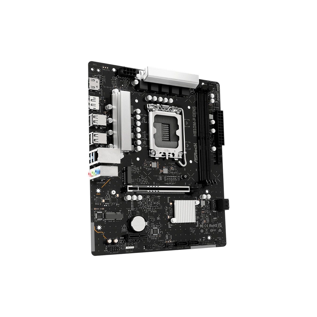 Buy ASROCK H810M-P GEN5 DDR5 Intel S1851 90-MXBUE0-A0UAYZ retail in Cyprus, Nicosia, Limassol, Larnaka, Pafos