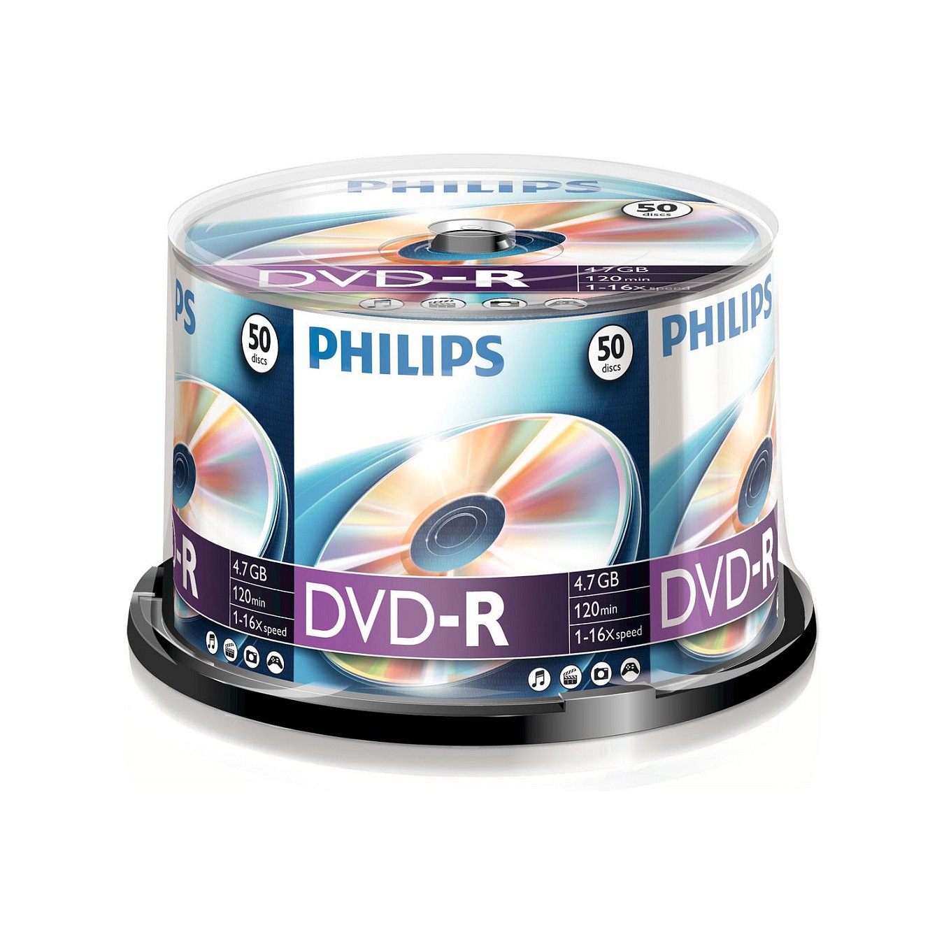 Buy 1x50 Philips DVD-R 4,7GB 16x SP in Cyprus, Nicosia, Limassol, Larnaka, Pafos