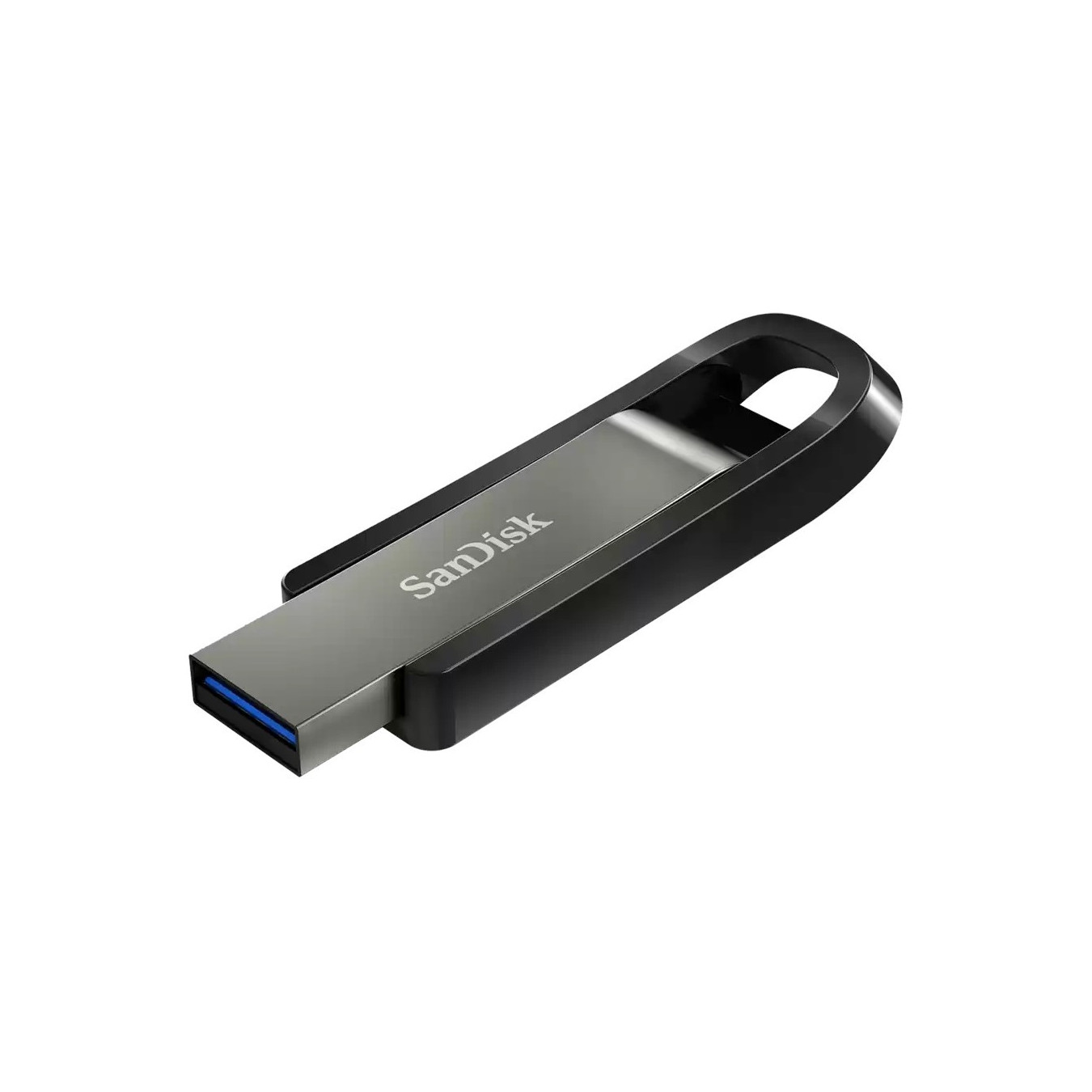 SanDisk Extreme Go USB 3.2 Gen1 Flash Drive - 128GB - Stainless Steel (USB-A, 400MB/s read, 240MB/s write)