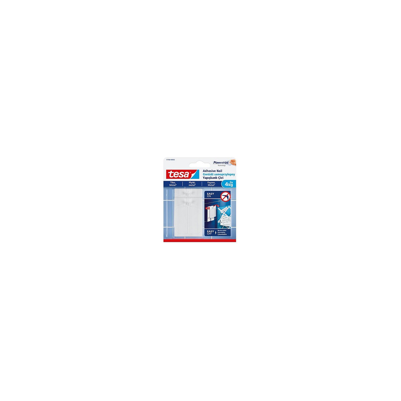 Buy Tesa 77766-00000 - Innenraum - Universalhaken - Weiß - Klebestreifen - 4 kg - Putz in Cyprus, Nicosia, Limassol, Larnaka, Pa
