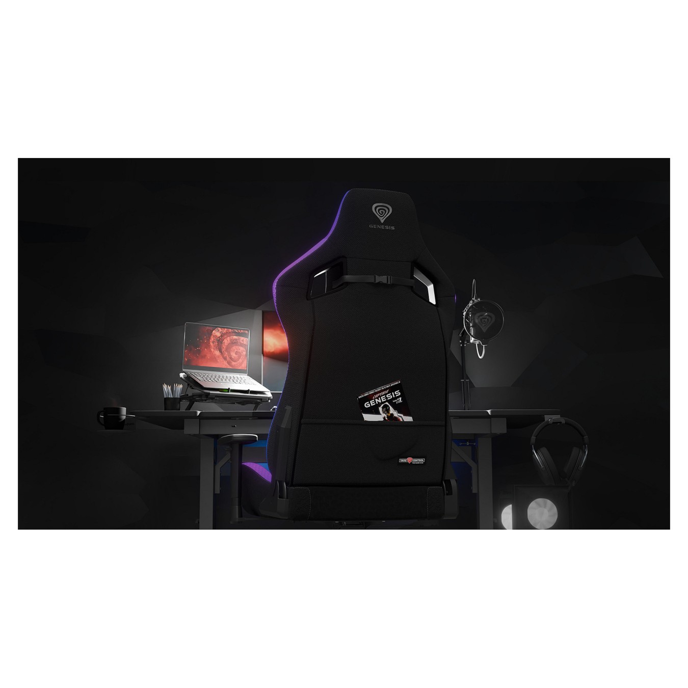 Buy Genesis Gaming Stuhl TRIT 660 RGB schwarz in Cyprus, Nicosia, Limassol, Larnaka, Pafos