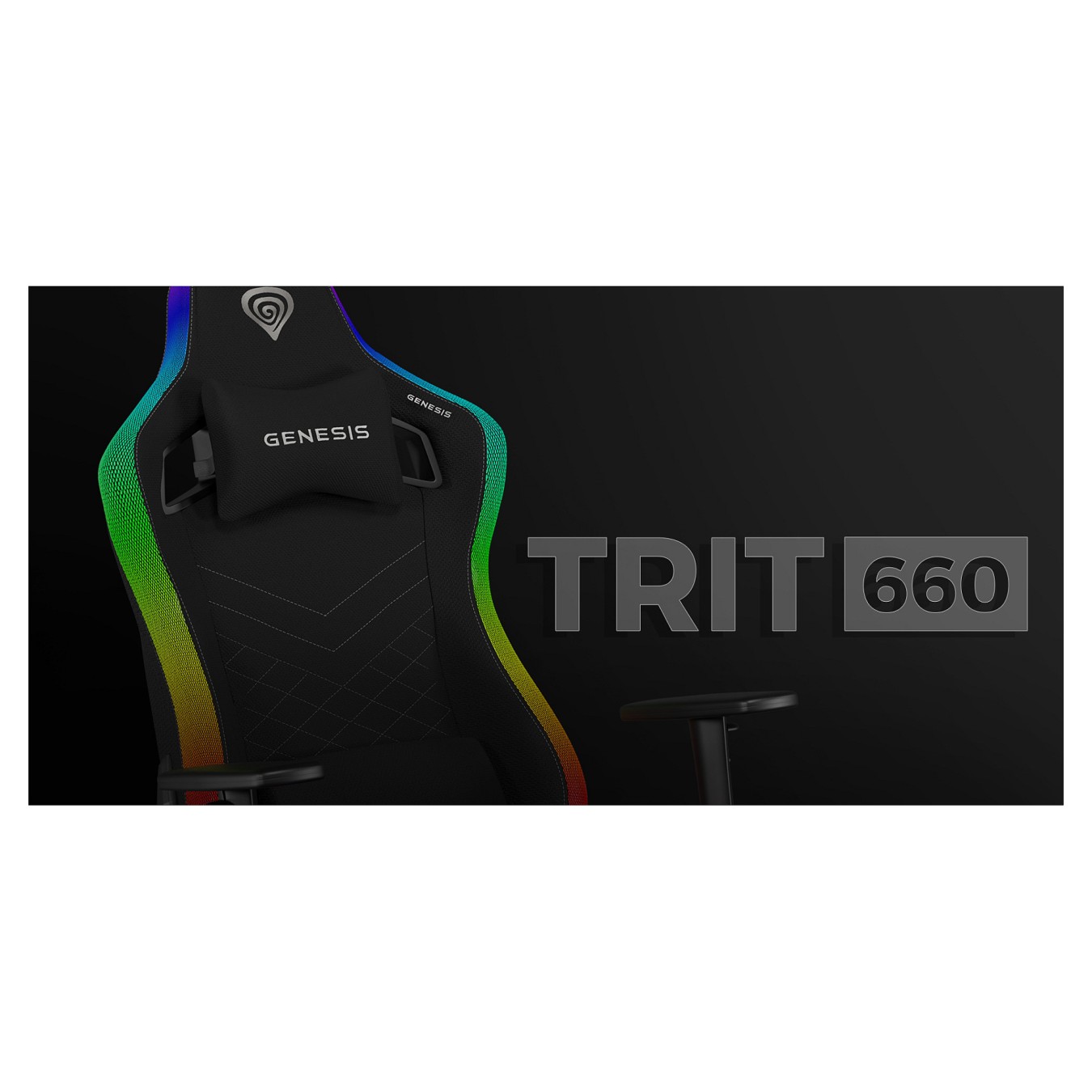 Buy Genesis Gaming Stuhl TRIT 660 RGB schwarz in Cyprus, Nicosia, Limassol, Larnaka, Pafos