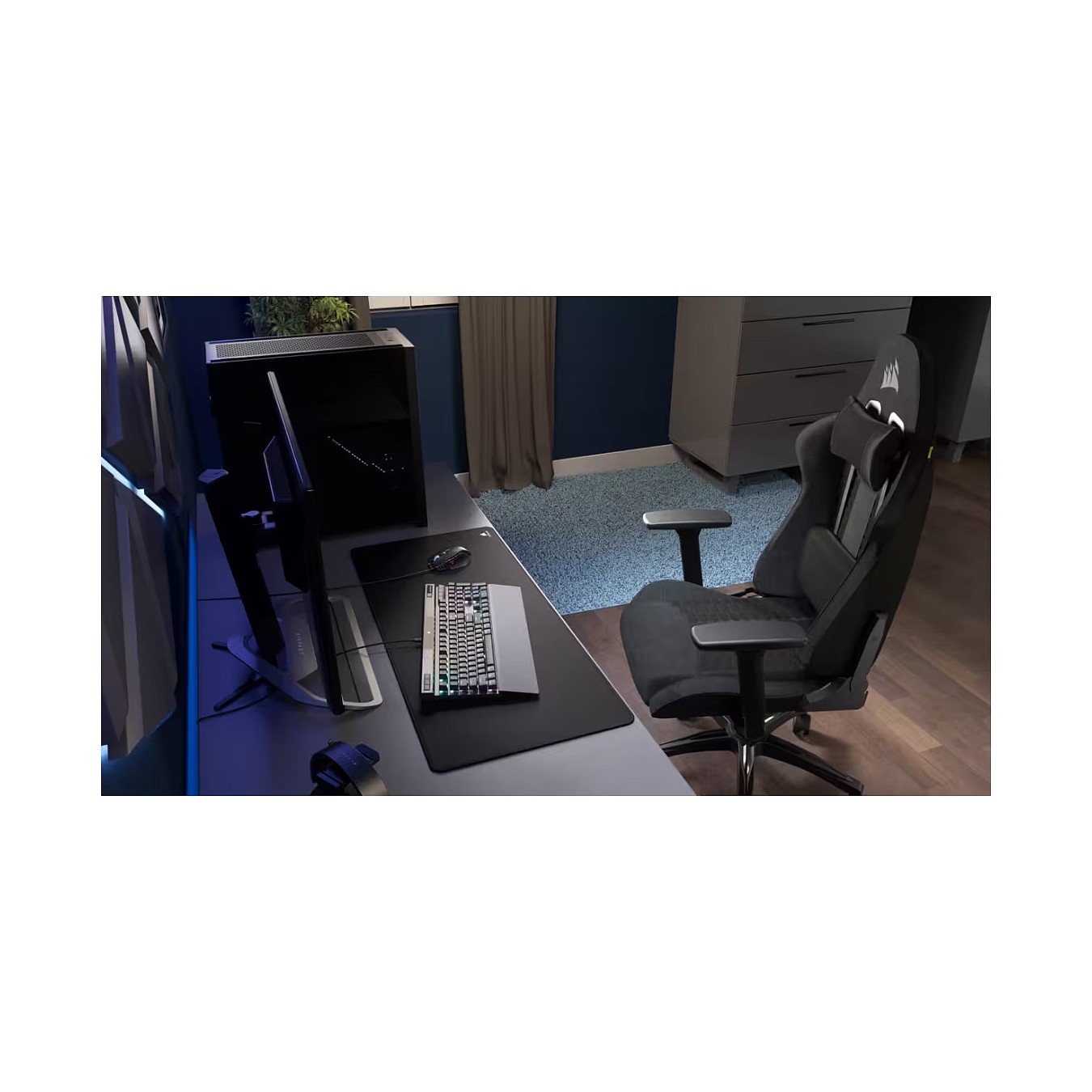 Buy CORSAIR Gaming Stuhl TC100 RELAXED - Fabric (Black) in Cyprus, Nicosia, Limassol, Larnaka, Pafos