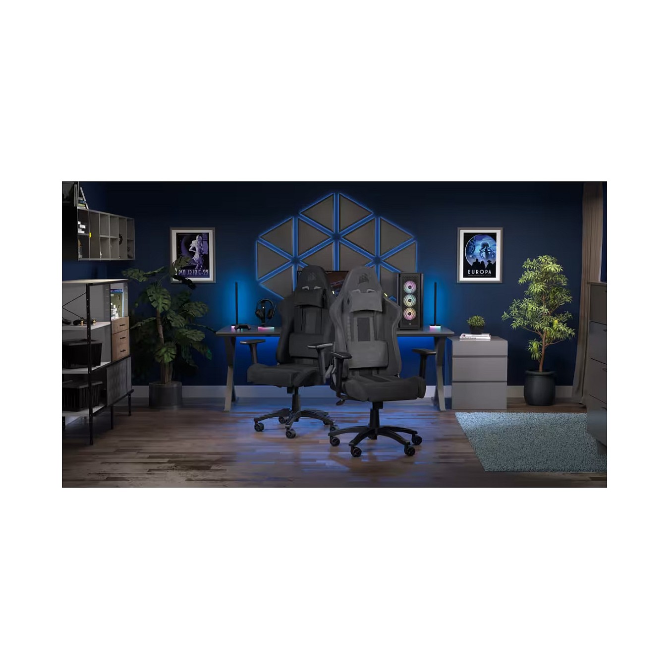 Buy CORSAIR Gaming Stuhl TC100 RELAXED - Fabric (Black) in Cyprus, Nicosia, Limassol, Larnaka, Pafos
