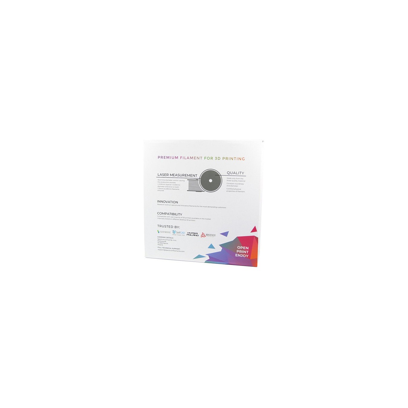 Buy Spectrum 3D Filament PLA Premium 1,75mm Silver Star Silber 1kg in Cyprus, Nicosia, Limassol, Larnaka, Pafos