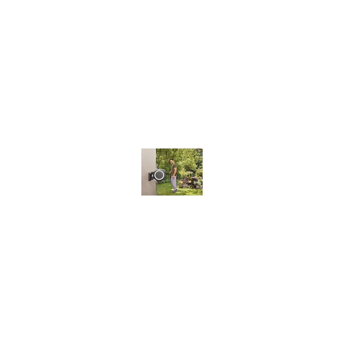 Buy Gardena Wand-Schlauchbox RollUp L. 30 m. weiß in Cyprus, Nicosia, Limassol, Larnaka, Pafos