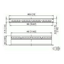 Buy Modul 19 Zoll Modultrger 1HE 24 Port Edelstahl. unbestckt in Cyprus, Nicosia, Limassol, Larnaka, Pafos