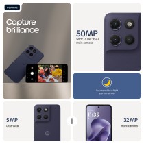 Buy Motorola moto g17 4G 4 128 GB Android 15 Dual SIM Smartphone Evening blue in Cyprus, Nicosia, Limassol, Larnaka, Pafos