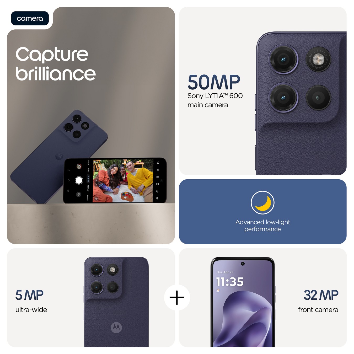 Buy Motorola moto g17 4G 4 128 GB Android 15 Dual SIM Smartphone Evening blue in Cyprus, Nicosia, Limassol, Larnaka, Pafos
