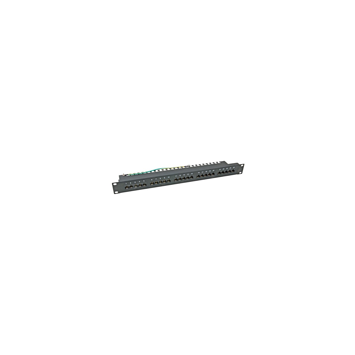Buy Patchpanel 50xRJ45 8 4 1HE ISDN, schwarz, Cat. 3 in Cyprus, Nicosia, Limassol, Larnaka, Pafos