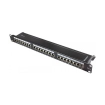 Buy Good Connections Patchpanel 19'Cat. 6 24-P. 1 HE schwarz in Cyprus, Nicosia, Limassol, Larnaka, Pafos