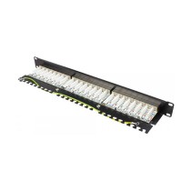 Buy Good Connections Patchpanel 19'Cat. 6 24-P. 1 HE schwarz in Cyprus, Nicosia, Limassol, Larnaka, Pafos
