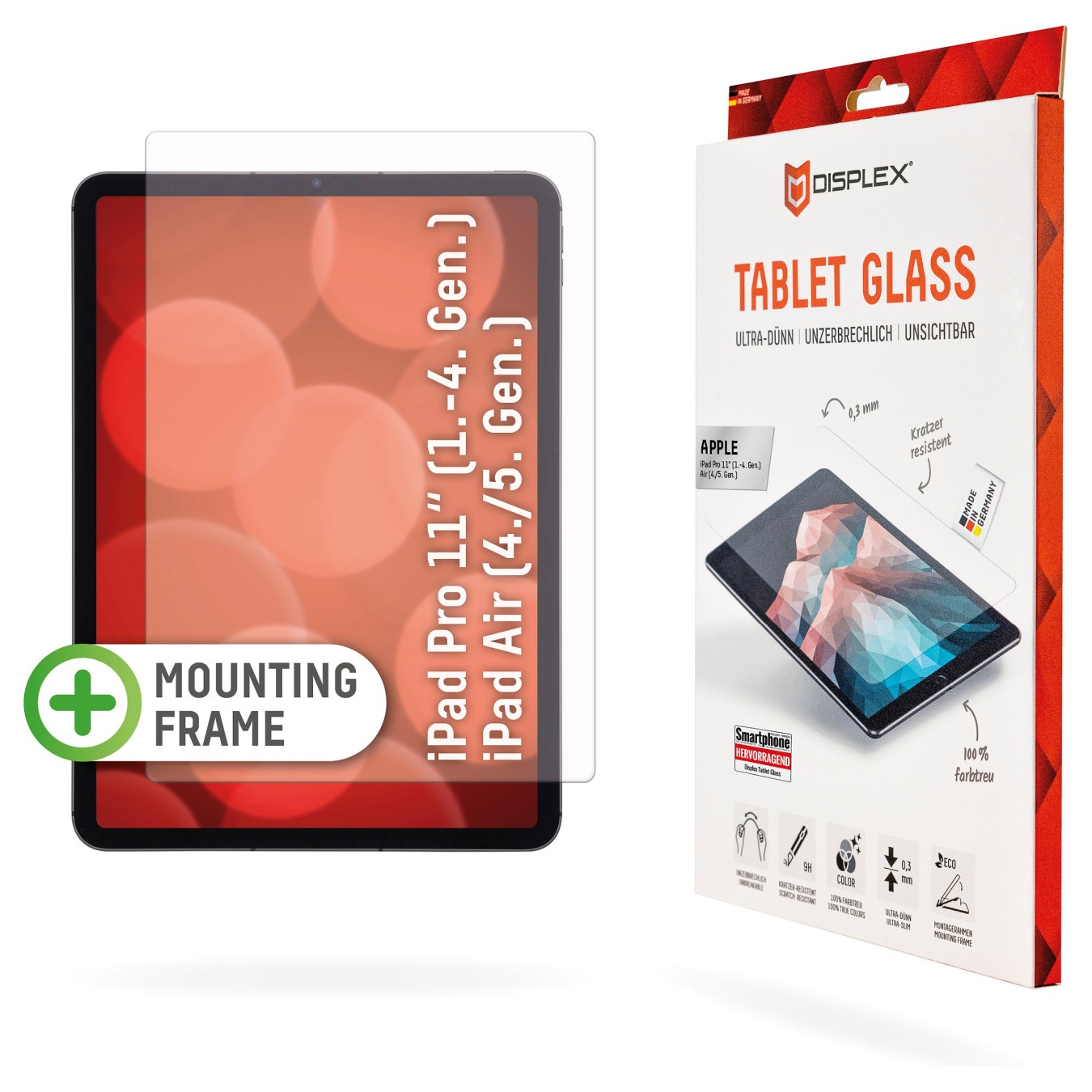 Buy Displex Schutzfolie f. Ipad Pro 11'' (1. 2. 3. 4. Gen.) und Air (4. 5. Gen.) in Cyprus, Nicosia, Limassol, Larnaka, Pafos