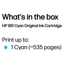Buy HP 951 Cyan Officejet Ink Cartridge in Cyprus, Nicosia, Limassol, Larnaka, Pafos