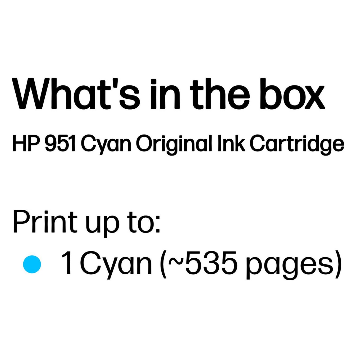Buy HP 951 Cyan Officejet Ink Cartridge in Cyprus, Nicosia, Limassol, Larnaka, Pafos