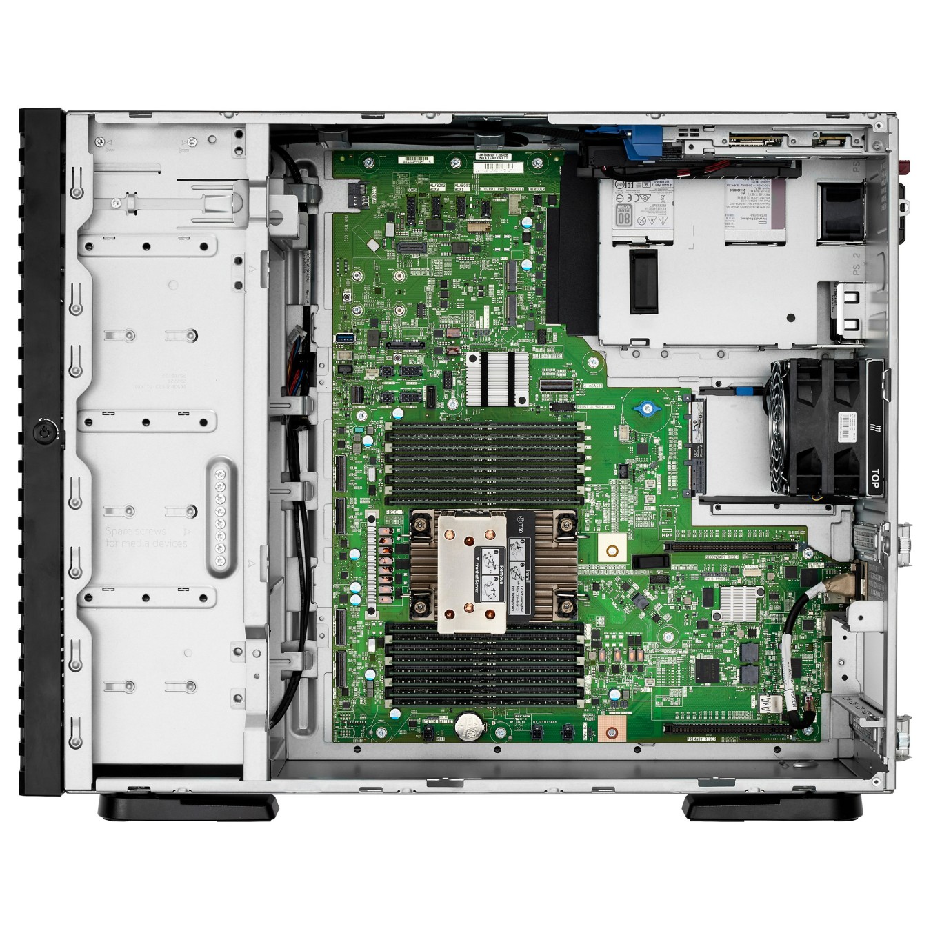 Buy Server HPE ProLiant ML110 Gen11 Intel Xeon Silver 4510 2.4GHz 12c 1P 2x32GB-R 8SFF NS204i-u MR408i-o 2x1000W PS EU Se... in 