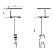 Buy BACHMANN PIX 1xCEE7 3 0,2m GST18 RAL9010 in Cyprus, Nicosia, Limassol, Larnaka, Pafos
