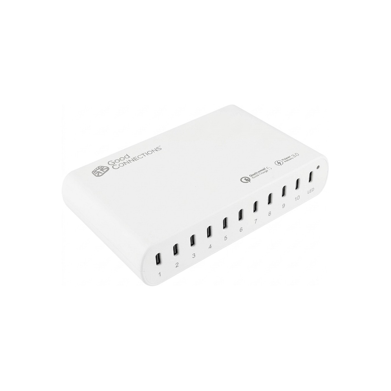 Buy Good Connections USB-Desktop-Schnellladestation 250W 10Port in Cyprus, Nicosia, Limassol, Larnaka, Pafos