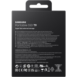 Buy Samsung Portable SSD T9 - MU-PG2T0B - 2TB, USB-C 3.2 Gen2 (10Gbps), Black, 2... in Cyprus, Nicosia, Limassol, Larnaka, Pafos