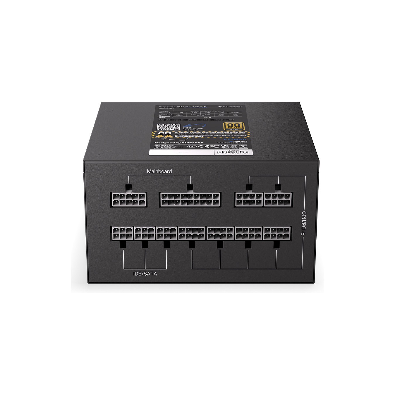 Buy 650W ENDORFY Supremo FM5 Gold 650 W (schwarz, 3x PCIe, Kabelmanagement, 650 Watt) in Cyprus, Nicosia, Limassol, Larnaka, Paf
