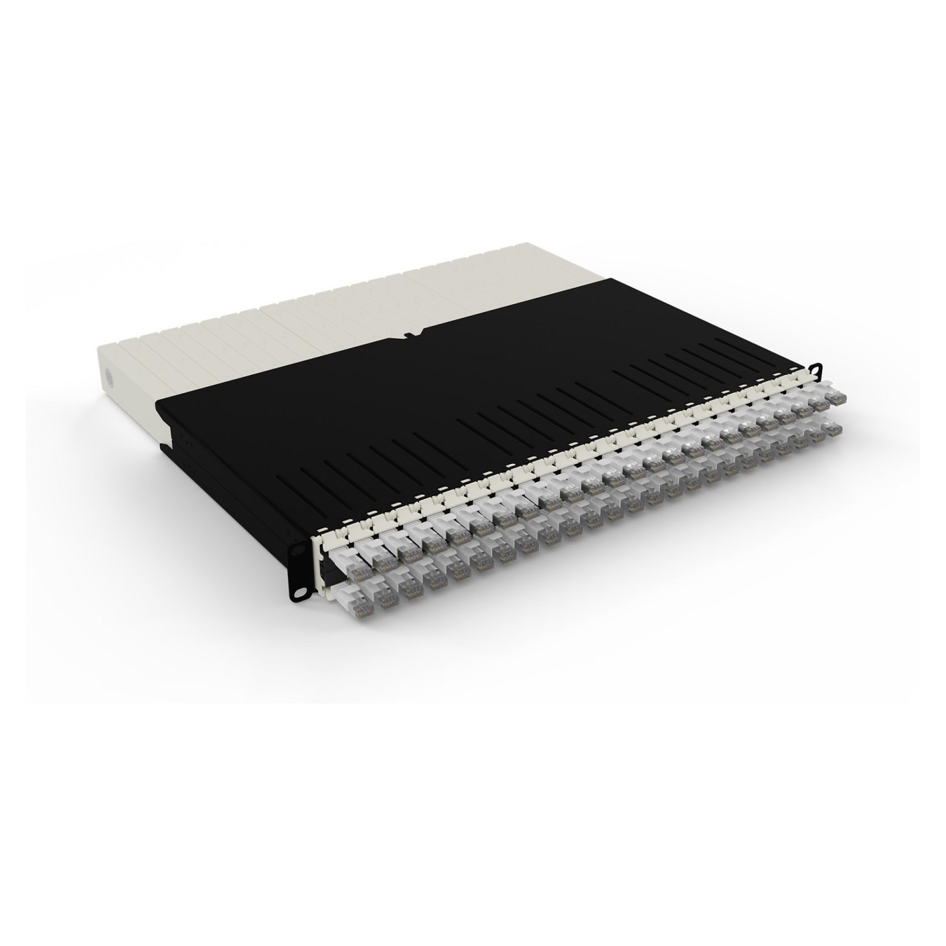 Buy Patchbox patchbox.one Kabeleinzugssystem 8RU STP (0.8 m) mit 24 Kassetten. Patchkabel Cat. 6a. U FTP. PoE. Kabel weiß in Cyp