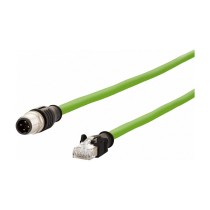 Buy METZ CONNECT Verbindungsleitung M12 ST-RJ45 ST 4-pol D-kodiert gerade-gerade Schleppkette Torsion 5m in Cyprus, Nicosia, Lim