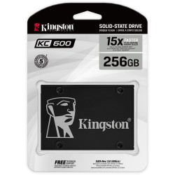 Buy Kingston KC600 - 256GB 2.5" SATA III SSD - 3D TLC, 550MB/s Read, AES-256 Har... in Cyprus, Nicosia, Limassol, Larnaka, Pafos