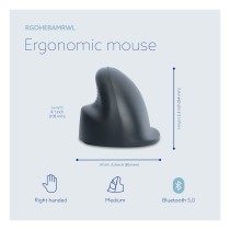 Buy R-GO HE BASIC MEDIUM ERGONOMIC MOUSE RIGHT-HANDED BLUETOOTH in Cyprus, Nicosia, Limassol, Larnaka, Pafos