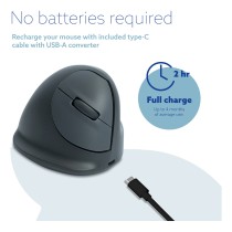 Buy R-GO HE BASIC MEDIUM ERGONOMIC MOUSE RIGHT-HANDED BLUETOOTH in Cyprus, Nicosia, Limassol, Larnaka, Pafos