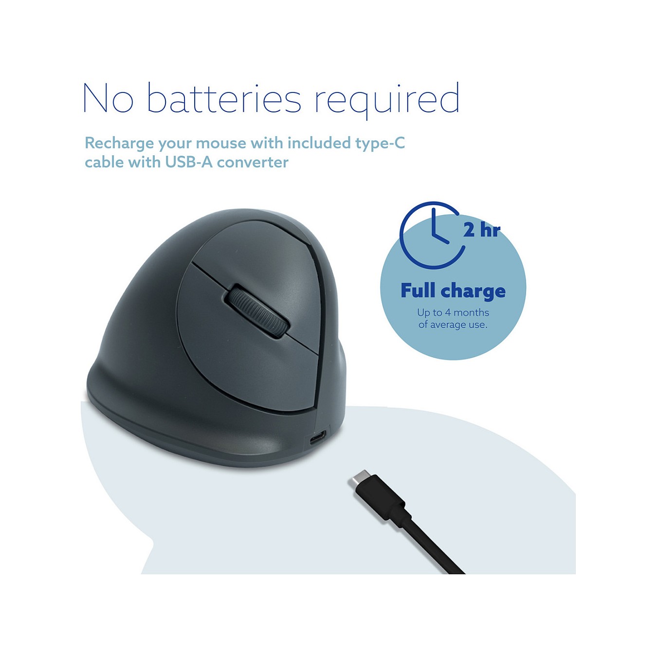 Buy R-GO HE BASIC MEDIUM ERGONOMIC MOUSE RIGHT-HANDED BLUETOOTH in Cyprus, Nicosia, Limassol, Larnaka, Pafos