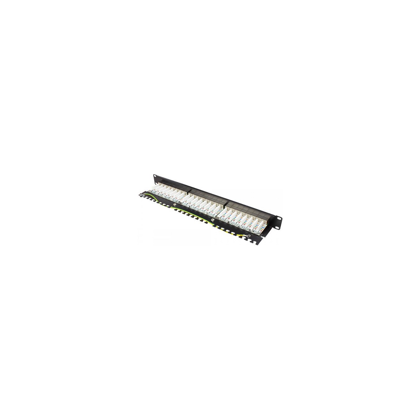 Buy Good Connections Patchpanel 19'Cat. 6A 24-P. 1 HE schw. in Cyprus, Nicosia, Limassol, Larnaka, Pafos