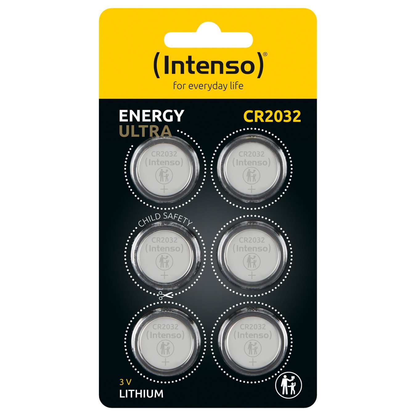 Buy Intenso Lithium Knopfzellen Energy Ultra CR 2032 6er Blister in Cyprus, Nicosia, Limassol, Larnaka, Pafos