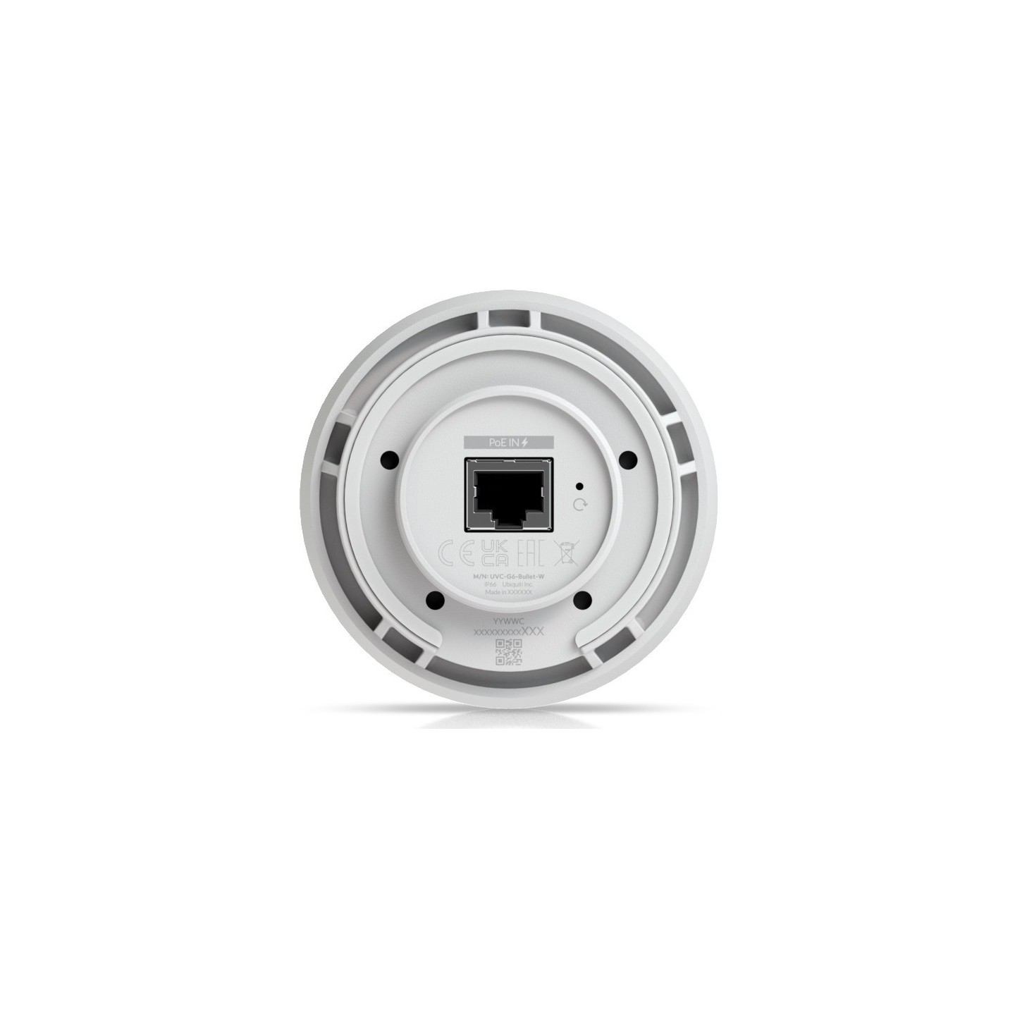 Ubiquiti UniFi G6 Bullet - UVC-G6-Bullet-W - 4K PoE Outdoor Bullet Camera, IR, ARM Cortex-A53, IP66, White